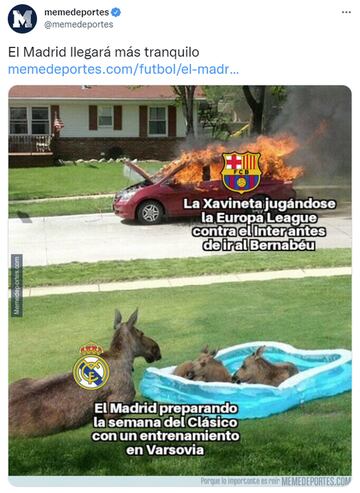 Piqué se convierte en el foco de los memes del Barça - Inter