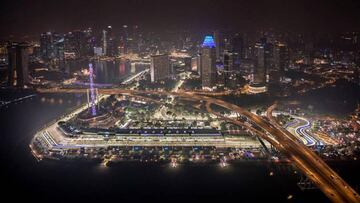 Overview of the Singapore GP circuit