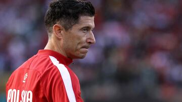 Robert Lewandowski, con la selección polaca.