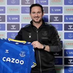 Frank Lampard, nuevo técnico de Yerry Mina en Everton