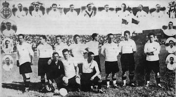 El Real Unión de Irún, campeón de la Copa del Rey de 1918. | @REALUNIONCIRUN
