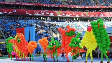 La Copa Confederaciones inició con colorida ceremonia y mucha seguridad