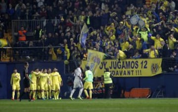 1-0. Trigueros celebró el primer gol.