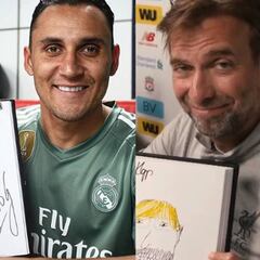 Keylor Navas, Carvajal y Klopp también se dibujan antes de la final de Kiev