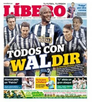 Portadas de la prensa mundial