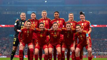 La Selección ante Inglaterra en Wembley en su último partido de la Nations League.