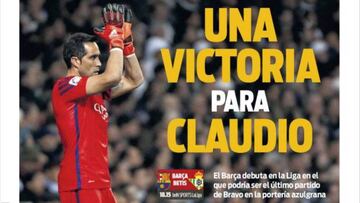 Prensa catalana: Bienvenida a la Liga, despedida a Bravo