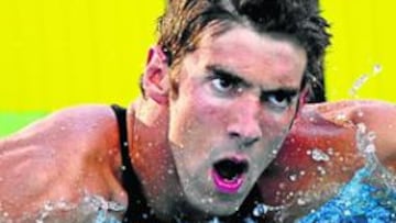 <b>EL ÚLTIMO. </b>Michael Phelps ayudó al cuarteto USA a ganar el 4x100 estilos, la última prueba en Roma.