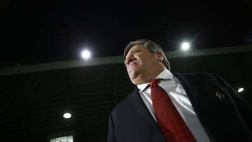 Miguel Herrera head coach of Tijuana during the 15th round match between FC Juarez and Tijuana as part of the Torneo Clausura 2024 Liga BBVA MX at Olimpico Benito Juarez Stadium on April 14, 2024 in Ciudad Juarez, Chihuahua, Mexico.