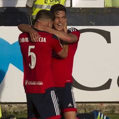 Osasuna gana y deja muy encarrilado su pase en El Sadar