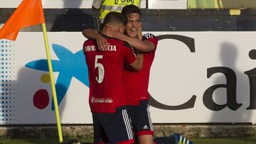 Mikel Merino, autor de dos goles ante el N&agrave;stic.