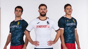 Joma presenta las novedosas equipaciones del rugby español