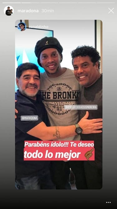 Rendidos a sus pies: los saludos del mundo del fútbol a Maradona por su cumpleaños