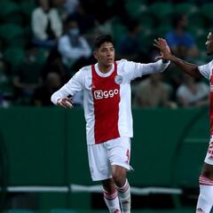 Edson Álvarez anotó en una nueva goleada del Ajax