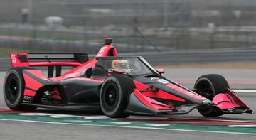 &Aacute;lex Palou, en un test de la IndyCar.