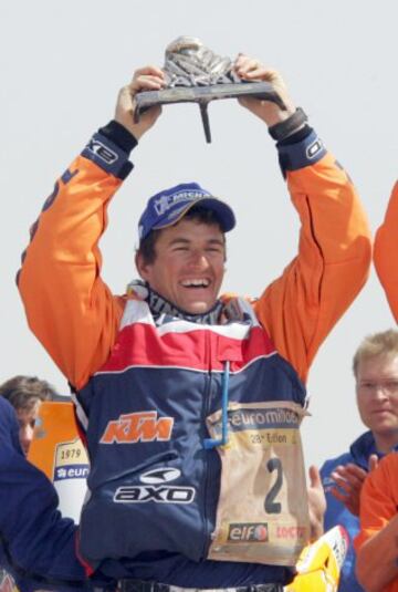 Dakar 2006: El 15 de enero de 2006. MarcComa, montando una KTM, ganó en la categoría de motociclismo
