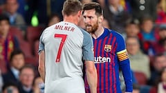 Messi calls Milner a 'burro' but Liverpool man understands