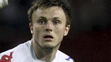 El jugador del Copenhague <b>William Kvist</b>.