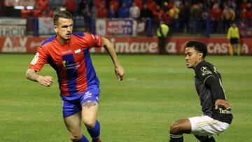 Pardo, en un encuentro del Extremadura UD esta temporada.