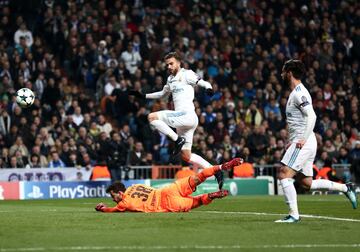 1-0. Borja Mayoral marcó el primer gol.