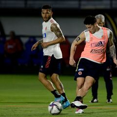 Segundo entrenamiento de la Selección Colombia