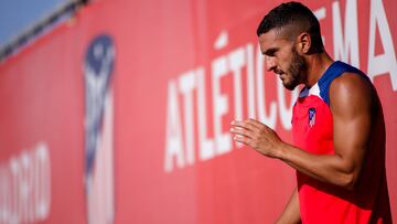 MAJADAHONDA (MADRID), 24/07/2023.- El centrocampista del Atlético de Madrid, Jorge 'Koke' Resurreción durante el entrenamiento del equipo celebrado este lunes en la Ciudad Deportiva de Majadahonda, Madrid. EFE/Atlético de Madrid  SOLO USO EDITORIAL/SOLO DISPONIBLE PARA ILUSTRAR LA NOTICIA QUE ACOMPAÑA (CRÉDITO OBLIGATORIO)
