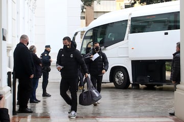 Eden Hazard y Lucas Vázquez. 