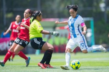 Action photo during the match Pachuca vs Tijuana Womens, Corresponding Final of Tournament 2016-2017 of the League BBVA Bancomer MX.
Foto de accion durante el partido Pachuca vs Tijuana Femenil, Correspondiente a la Final del Torneo 2016-2017 de la Liga BBVA Bancomer MX, en la foto: Monica Ocampo Pachuca Femenil
22/04/2017/MEXSPORT/Javier Ramirez