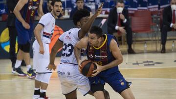 El Barça se impuso en un trabajado partido al Obradoiro, que amenazó con la victoria en el último cuarto pero remó para quedarse en la orilla.