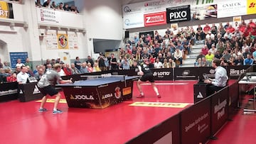 Imagen del partido del Cajasur en Alemania