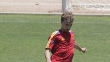 Marc Muniesa con la selecci&oacute;n espa&ntilde;ola sub-21.