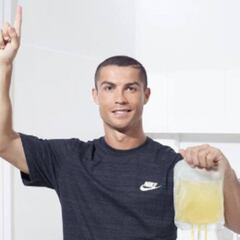 Cristiano Ronaldo promueve la donación de plasma
