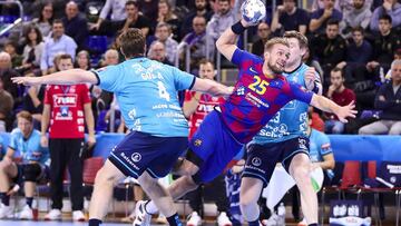 El Barça necesitó esforzarse
ante un Flensburg en alza