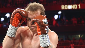 AME9930. LAS VEGAS (ESTADOS UNIDOS), 14/09/2024.- 'Canelo' Álvarez se enfrenta a Berlanga en el T-Mobile Arena este sábado, en Las Vegas (Estados Unidos). EFE/ Octavio Guzmán