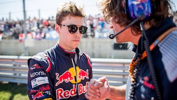 Daniil Kvyat en Austin.