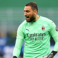 Donnarumma y Hauge, positivos en covid horas antes de jugarse el Milán-Roma