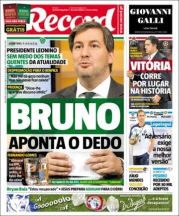 Portadas de la prensa deportiva