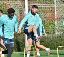 Laporte regresa ante el Madrid y Yuri se retira con molestias