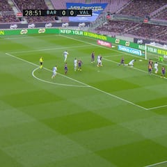 Crece la colección de goles infantiles que regala el Barça: tremendo el 0-1 del Valencia