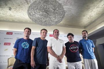 Cash, Wilander, Costa, Grosjean y Clavet.