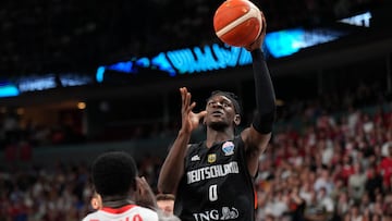 Isaac Bonga, durante la final del Eurobasket contra Turquía.
