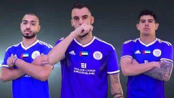Pavez se lució en video de las nuevas camisetas de Al Nasr
