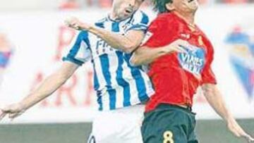 <b>TABLAS. </b>La Real y el Mallorca empataron en un partido con final de infarto.