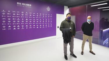 Ronaldo, presidente del Real Valladolid, y Matt Fenaert, CEO del club.