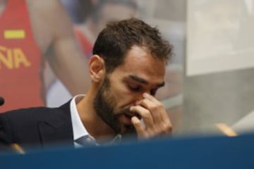 José Manuel Calderón no pudo evitar emocionarse.