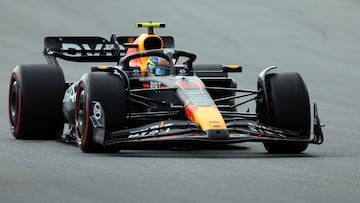 Checo Pérez terminó en el cuarto lugar en el Gran Premio de España