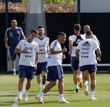 Así fue el entrenamiento de la Selección en Barcelona