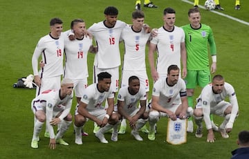 Equipo de la selección de Inglaterra.