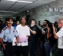 La parodia en España del ingreso de Ronaldinho a la cárcel
