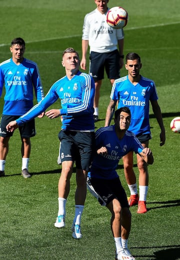 El Madrid prepara el partido contra el Rayo